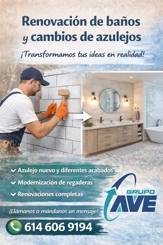 Renovación de baños y cambio de azulejos