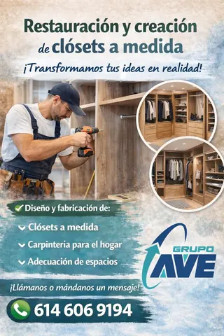 Restauración y creación de clósets a medida
