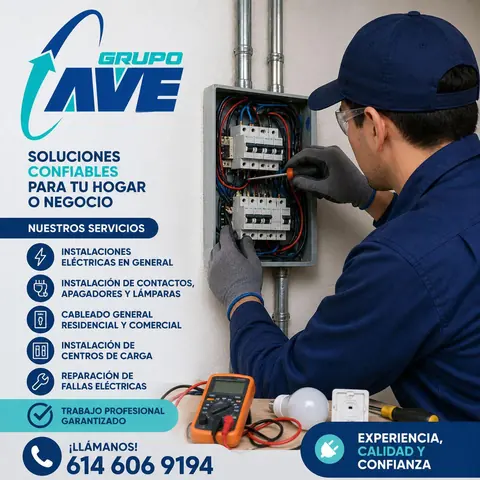 Instalaciones eléctricas, contactos, cableado y centros de carga