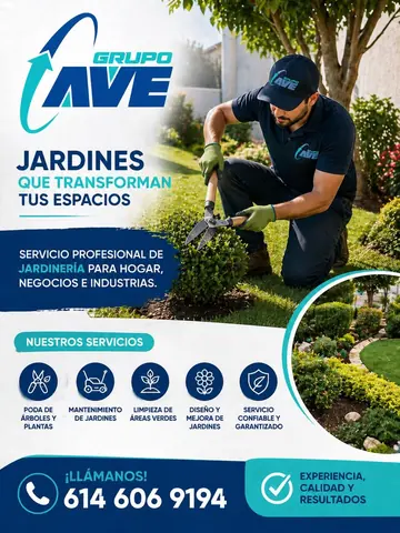 Servicio profesional de jardinería para hogar, negocio e industria