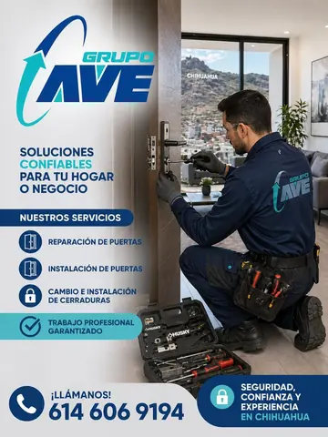 Reparación e instalación de puertas y cambio de cerraduras